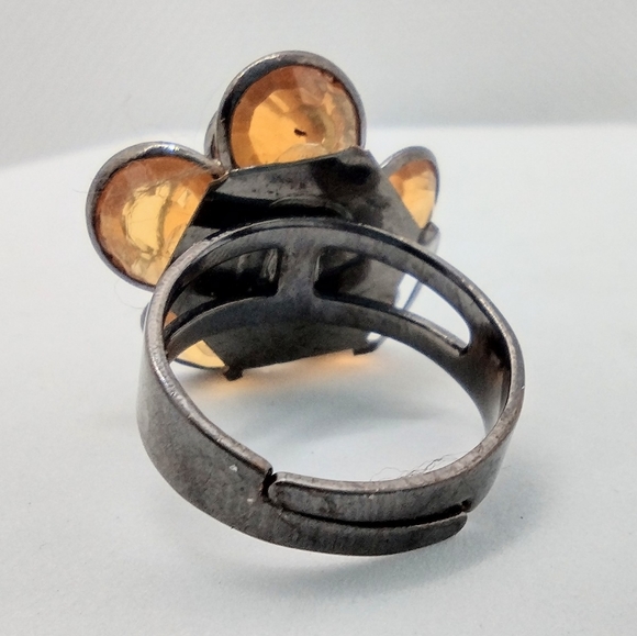 Fashion Adjustable Flower Ring - Picture 2 of 3